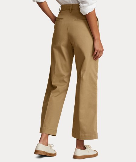 Pantaloni chino a gamba larga