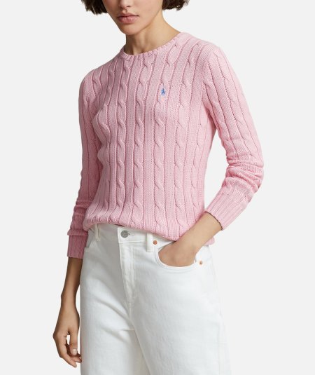Maglia Julianna girocollo in cotone a trecce - Duepistudio ***** Abbigliamento, Accessori e Calzature | Uomo - Donna