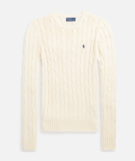 Maglia Julianna girocollo in cotone a trecce - Duepistudio ***** Abbigliamento, Accessori e Calzature | Uomo - Donna