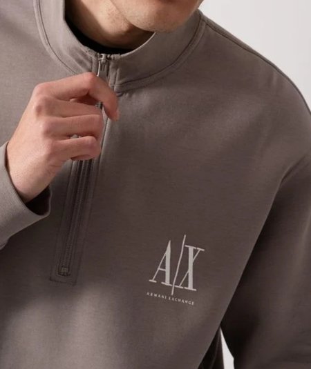 FELPA MEZZA ZIP