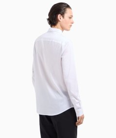 Camicia regular fit in tessuto ultra strech