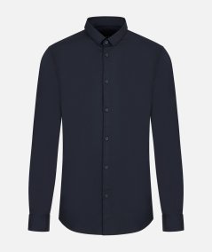 Camicia regular fit in tessuto ultra strech