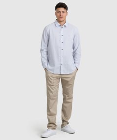 CAMICIA IN SEERSUCKER A RIGHE