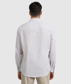 CAMICIA IN SEERSUCKER A RIGHE
