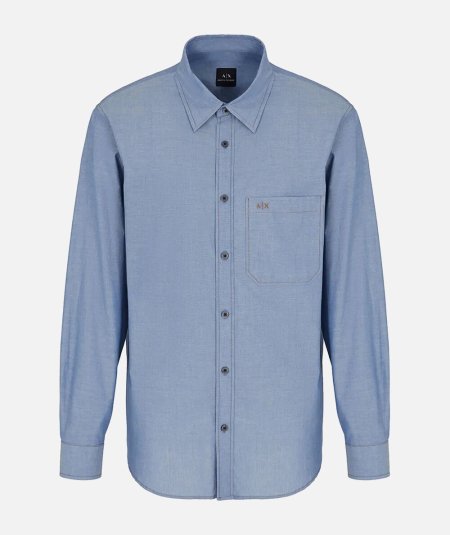 Camicia in chambray - Duepistudio ***** Abbigliamento, Accessori e Calzature | Uomo - Donna