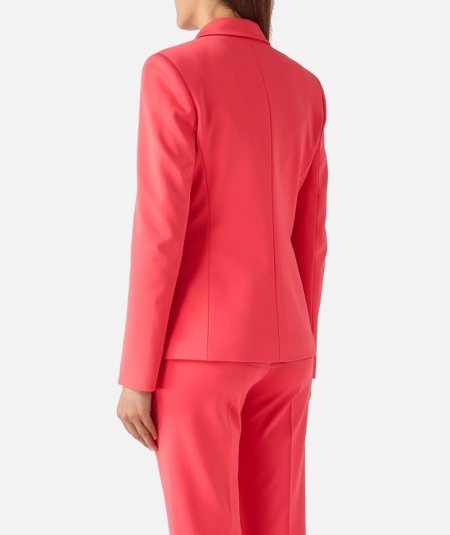 Blazer in tessuto tecnico punto stoffa