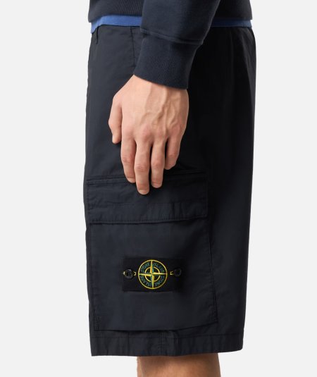 Bermuda cargo stertch cotton tela paracadute vestibilità regular