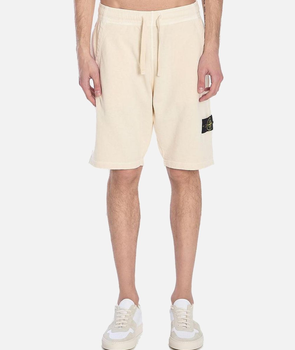 Bermuda felpa con patch removibile