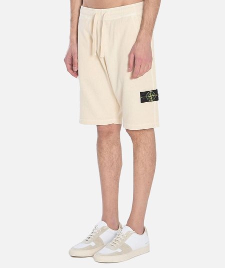 Bermuda felpa con patch removibile