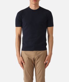 T-shirt in maglia cotone organico