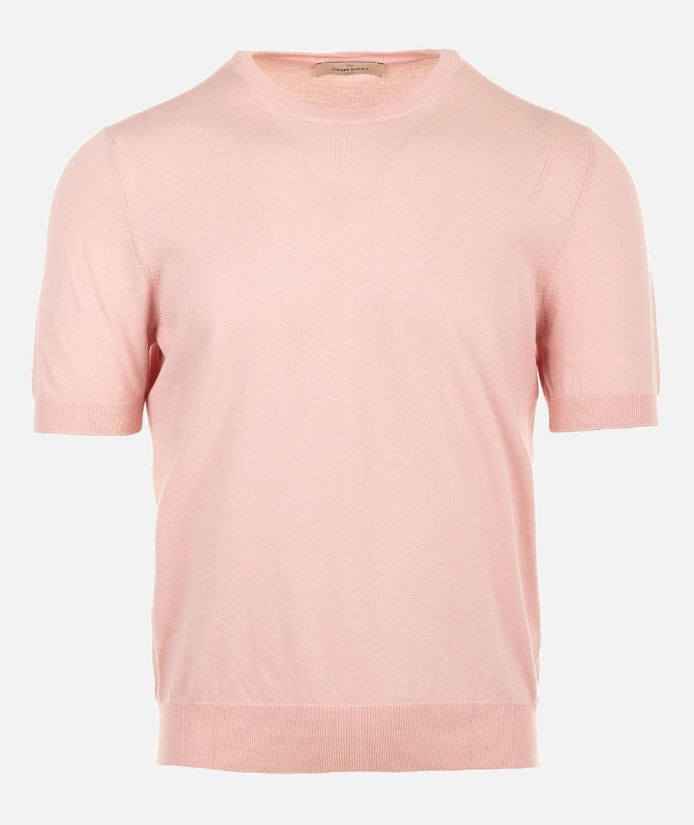 T-shirt in maglia cotone organico