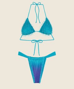 Costume da bagno triangolo con slip brasiliano fisso