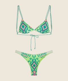 Costume da bagno bikini triangolo fantasia.