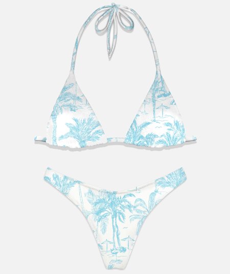 Costume da bagno donna con top a triangolo a fantasia - Duepistudio ***** Abbigliamento, Accessori e Calzature | Uomo - Donna