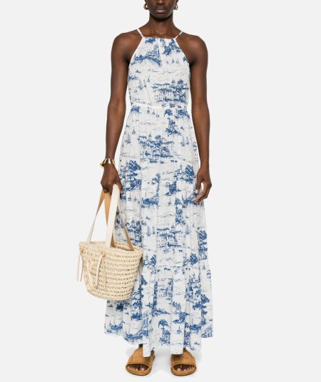 Abito lungo Maryam a fantasia - Duepistudio ***** Abbigliamento, Accessori e Calzature | Uomo - Donna