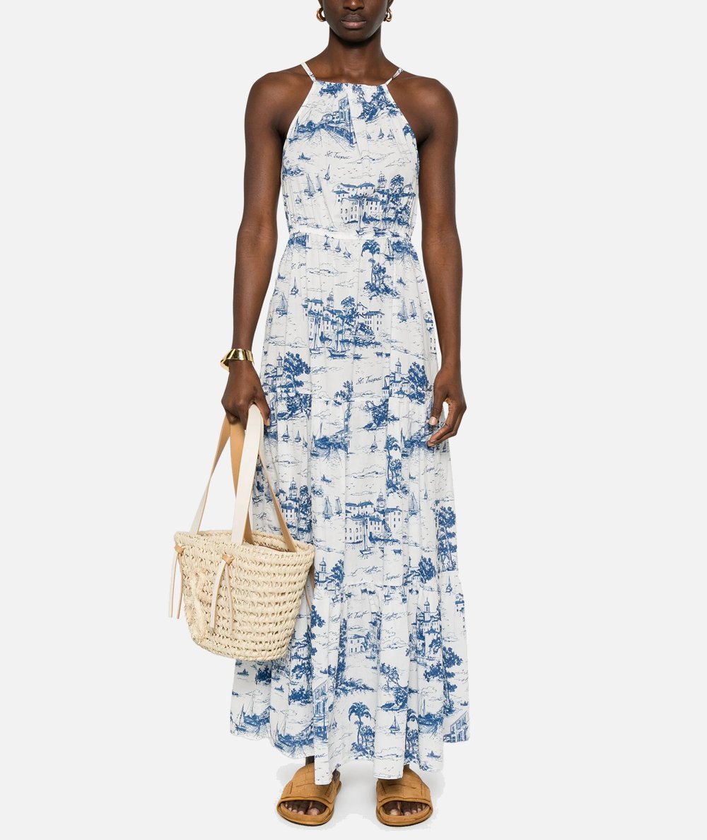 ABITO LUNGO COTTON ST TROPEZ TOILE 01N