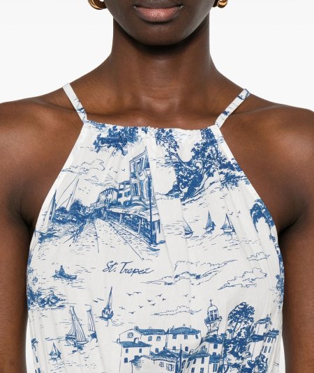 ABITO LUNGO COTTON ST TROPEZ TOILE 01N