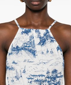 ABITO LUNGO COTTON ST TROPEZ TOILE 01N