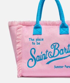 Borsa a spalla Vanity Sponge in spugna rosa