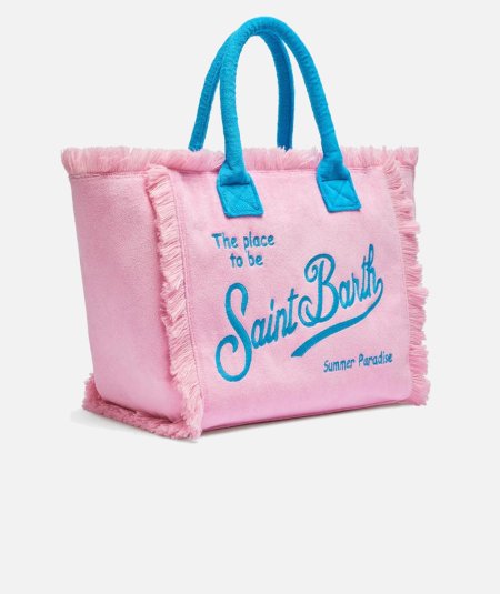 Borsa a spalla Vanity Sponge in spugna rosa
