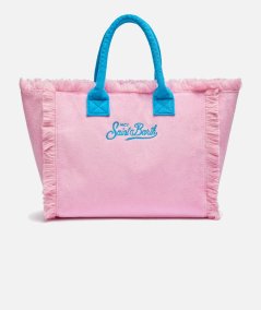 Borsa a spalla Vanity Sponge in spugna rosa
