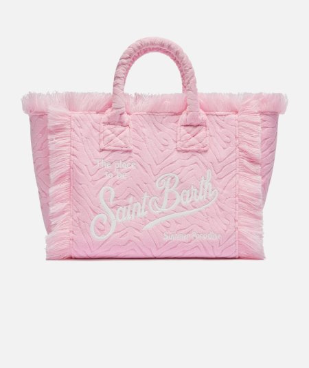 Borsa Colette in spugna rosa con stampa zebrata in rilievo - Duepistudio ***** Abbigliamento, Accessori e Calzature | Uomo - Donna