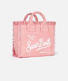 Borsa a spalla Vanity in canvas di cotone