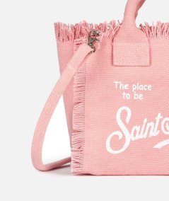 Borsa a spalla Vanity in canvas di cotone