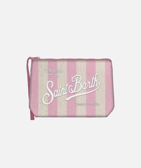 POCHETTE TERRY STRIPES 2111 EMB - Duepistudio ***** Abbigliamento, Accessori e Calzature | Uomo - Donna