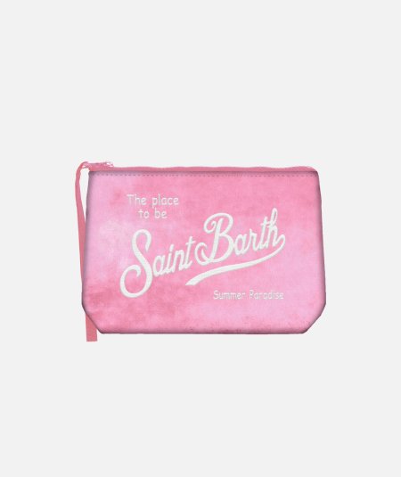 Pochette Aline in velluto rosa - Duepistudio ***** Abbigliamento, Accessori e Calzature | Uomo - Donna