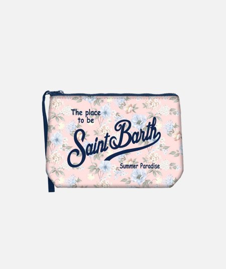 Pochette Aline in scuba con stampa roses pheony 21h - Duepistudio ***** Abbigliamento, Accessori e Calzature | Uomo - Donna