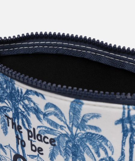 Pochette Aline in scuba con stampa toile de jouy