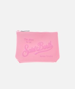Pochette Aline in scuba tinta unita