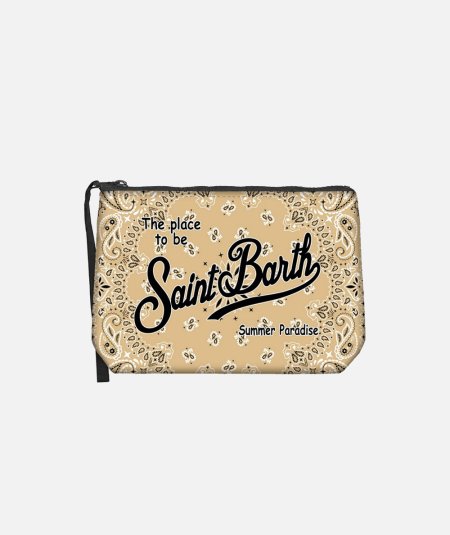 Pochette Aline in scuba con stampa bandana - Duepistudio ***** Abbigliamento, Accessori e Calzature | Uomo - Donna