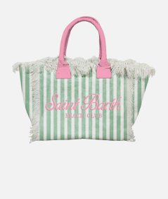 Borsa Colette in in canvas stripes v 5310