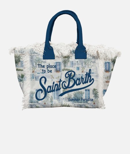 Borsa a spalla Vanity in canvas di cotone greek windows 01 - Duepistudio ***** Abbigliamento, Accessori e Calzature | Uomo - Donna
