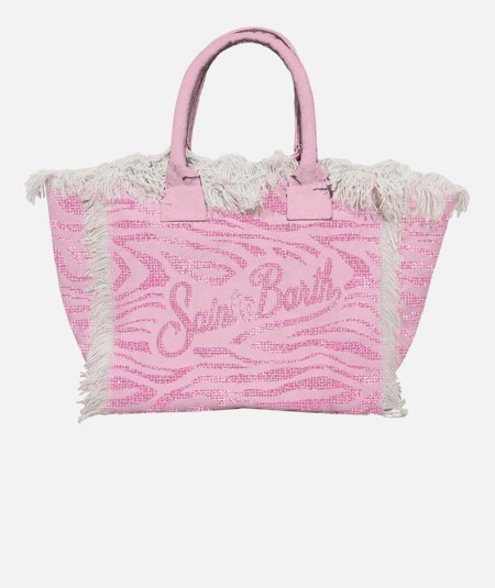 Borsa a spalla Vanity in canvas di cotone strass zebra 21 - Duepistudio ***** Abbigliamento, Accessori e Calzature | Uomo - Donna