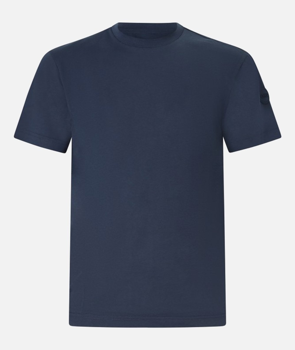 T-SHIRT GIROCOLLO CON LOGO IN TONO