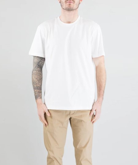 T-SHIRT GIROCOLLO CON LOGO IN TONO