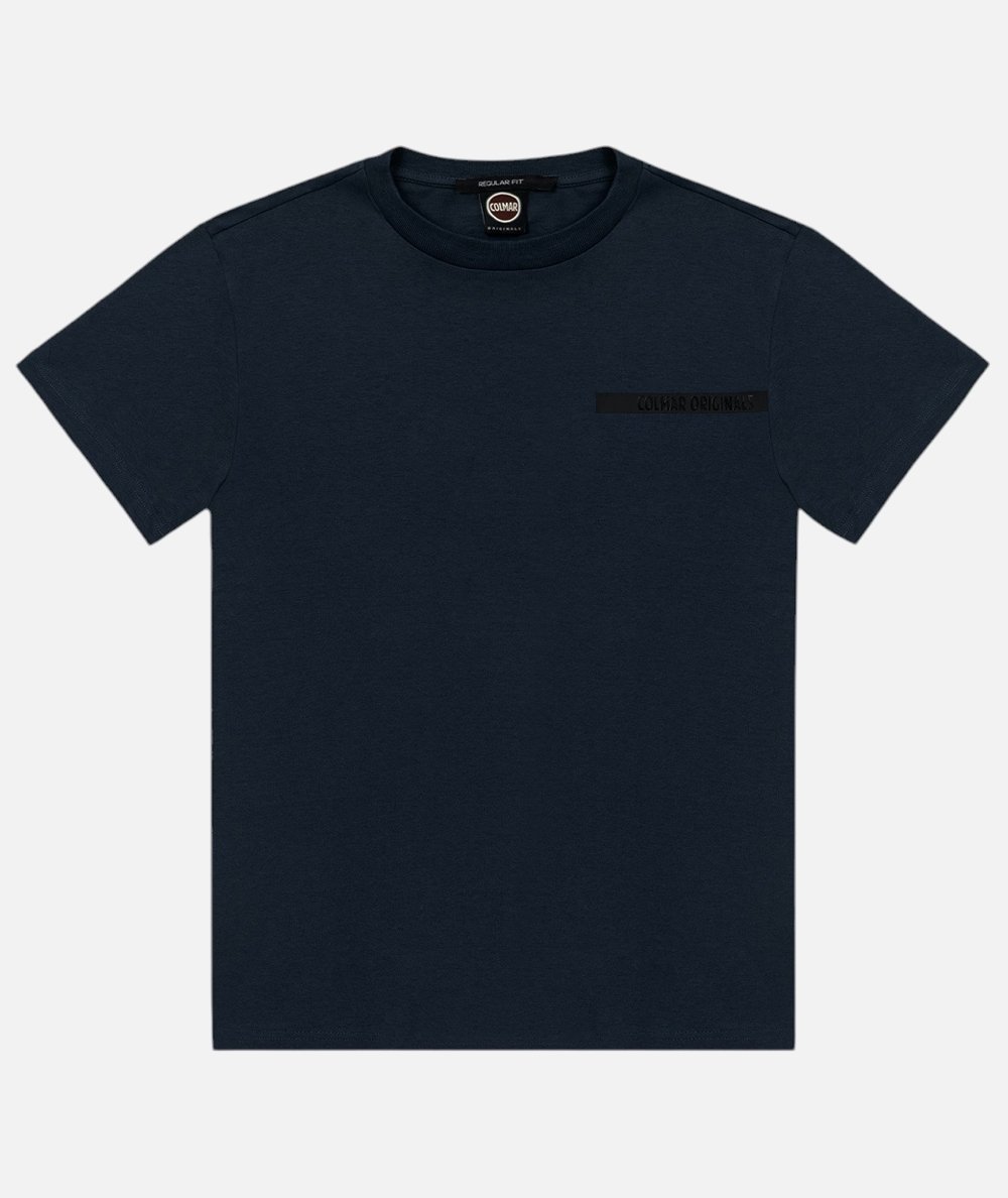 T-SHIRT IN JERSEY DI COTONE CON TRASFER