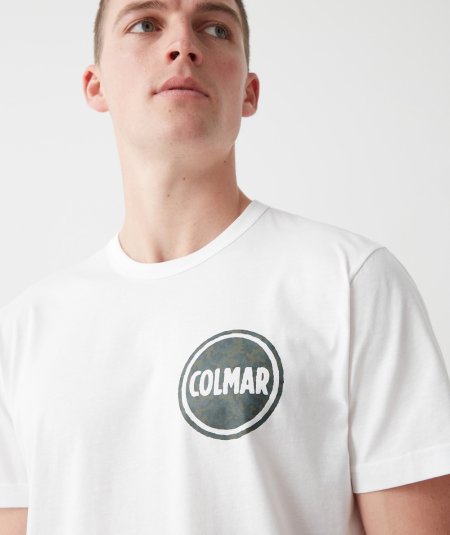 T-Shirt logata camouflage