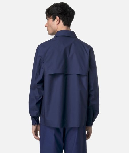 Giacca Corto Uomo Urban Blu con Cuciture Termonastrate
