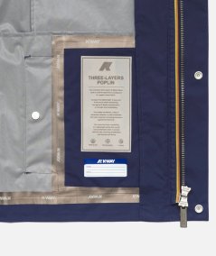 Giacca Corto Uomo Urban Blu con Cuciture Termonastrate