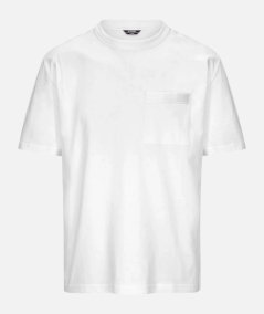 T-Shirt casual con taschino e applicazioni logo