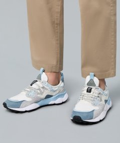 SNEAKERS YAMANO SUEDE / NYLON CRACK LEAT