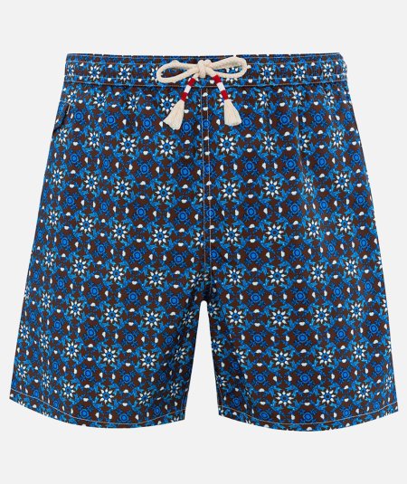 Costume da bagno boxer da uomo in tessuto leggero Lighting 70 con stampa maiolic - Duepistudio ***** Abbigliamento, Accessori e Calzature | Uomo - Donna