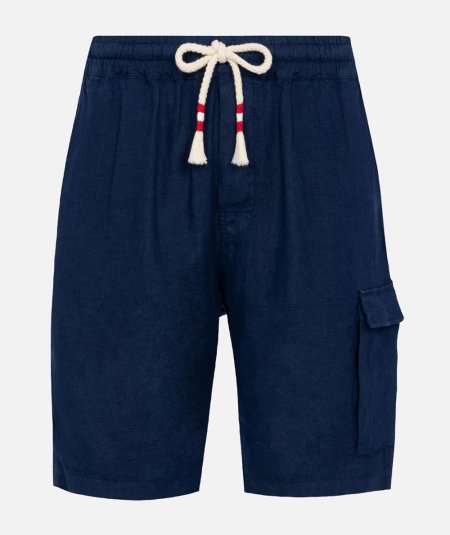 BERMUDA LINEN 60 MARINE BLUE - Duepistudio ***** Abbigliamento, Accessori e Calzature | Uomo - Donna