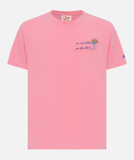 T-shirt Portofino in jersey di cotone classic fit con ricamo Per certi Versi, pe - Duepistudio ***** Abbigliamento, Accessori e Calzature | Uomo - Donna