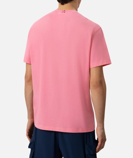 T-shirt Portofino in jersey di cotone classic fit con ricamo Per certi Versi, pe