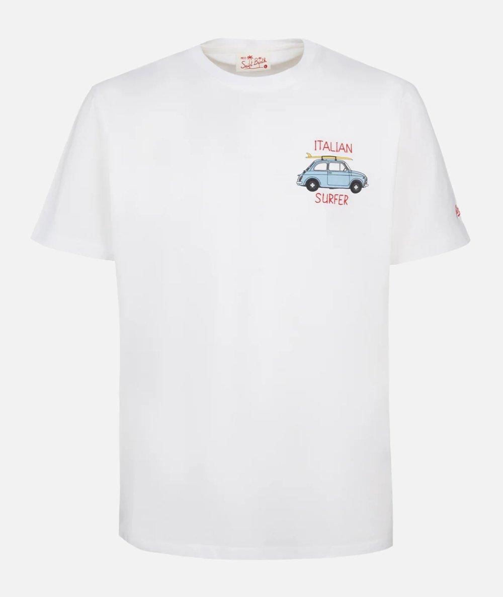 T-SHIRT 500 ITALIAN SURFER 01N EMB